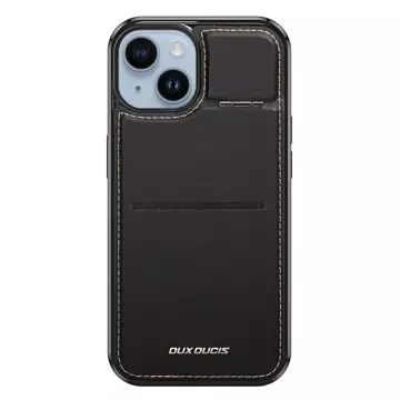Чохол-гаманець 3 в 1 з підставкою для iPhone 15 Plus MagSafe RFID Blocker Dux Ducis Rafi Mag - чорний