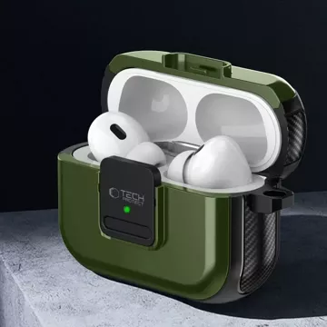 Чохол для навушників Defender Hook Magsafe для Apple Airpods Pro 1/2 Olive Green