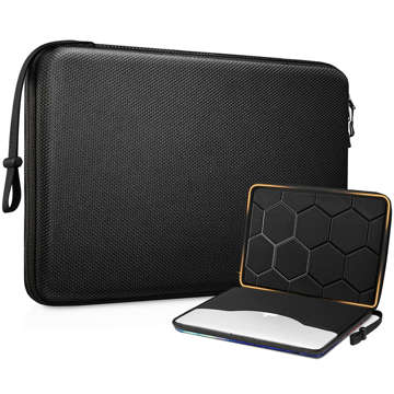 Чохол для ноутбука, MacBook Air Pro 13.3" Alogy Hard Foam Bag Protective Case для ноутбуків 13-14" чорний