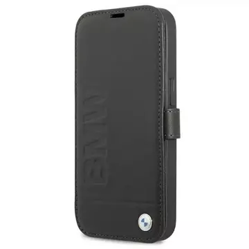 Чохол для телефону BMW BMFLBKP13SSLLBK для Apple iPhone 13 Mini 5.4" Black/Black Book Signature