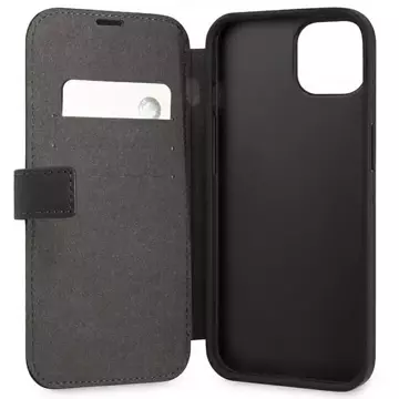 Чохол для телефону BMW BMFLBKP13SSLLBK для Apple iPhone 13 Mini 5.4" Black/Black Book Signature