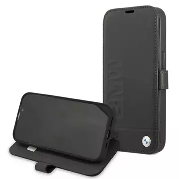 Чохол для телефону BMW BMFLBKP13SSLLBK для Apple iPhone 13 Mini 5.4" Black/Black Book Signature