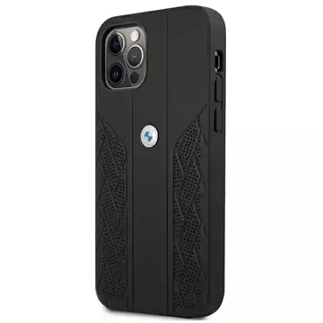 Чохол для телефону BMW BMHCP12LRSPPK для Apple iPhone 12 Pro Max 6.7" black/black hardcase Leather Curve Perforate