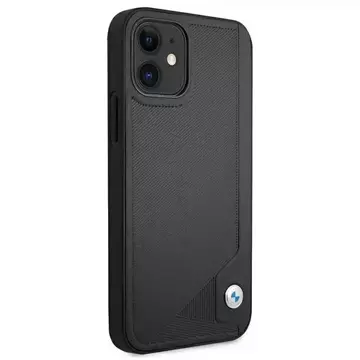 Чохол для телефону BMW BMHCP12SRCDPK для Apple iPhone 12 Mini 5.4" black/black hardcase Leather Deboss