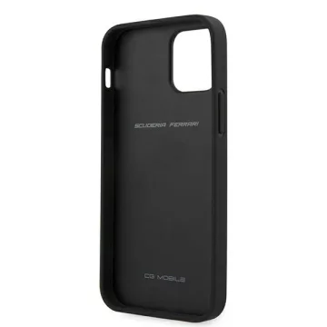 Чохол для телефону Ferrari iPhone 12/12 Pro 6.1" black/black hardcase On Track Perforated