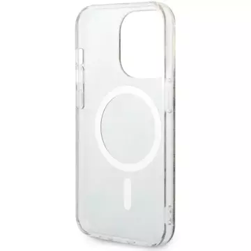 Чохол для телефону Guess GUHMP14LH4STW для Apple iPhone 14 Pro 6.1" коричневий/коричневий hardcase 4G MagSafe