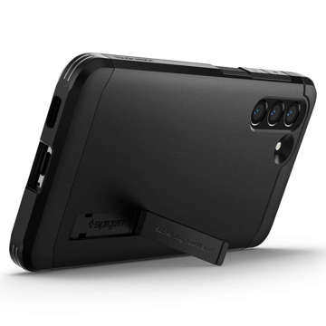 Чохол для телефону Spigen Tough Armor для Samsung Galaxy S21 FE Чорне скло