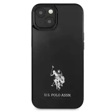 Чохол для телефону US Polo Hardcase Horses Logo iPhone 13 mini 5.4" чорний/чорний