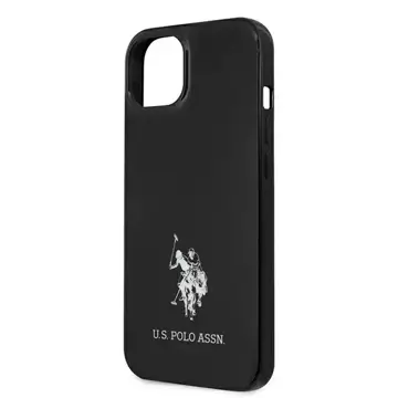 Чохол для телефону US Polo Hardcase Horses Logo iPhone 13 mini 5.4" чорний/чорний