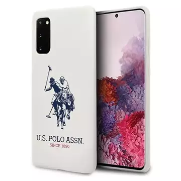 Чохол для телефону US Polo Silicone Collection для Samsung Galaxy S20 білий/білий