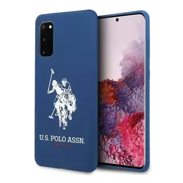 Чохол для телефону US Polo Silicone Collection для Samsung Galaxy S20 темно-синій