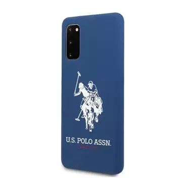 Чохол для телефону US Polo Silicone Collection для Samsung Galaxy S20 темно-синій