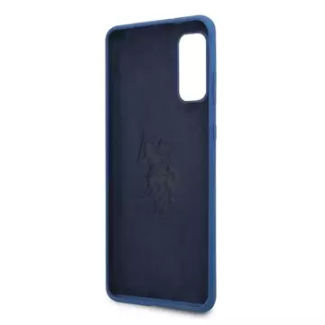 Чохол для телефону US Polo Silicone Collection для Samsung Galaxy S20 темно-синій