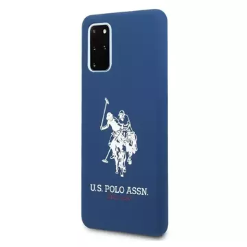 Чохол для телефону US Polo Silicone Collection Samsung Galaxy S20 Plus темно-синій