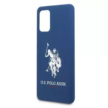 Чохол для телефону US Polo Silicone Collection Samsung Galaxy S20 Plus темно-синій