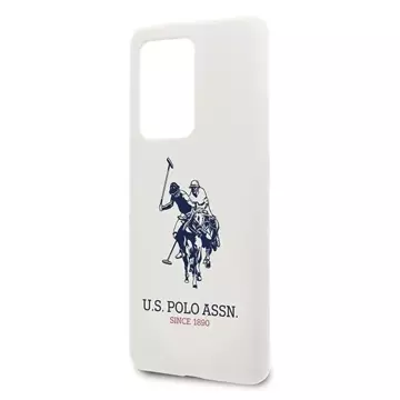 Чохол для телефону US Polo Silicone Collection Samsung Galaxy S20 Ultra білий/білий