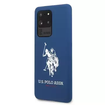 Чохол для телефону US Polo Silicone Collection Samsung Galaxy S20 Ultra темно-синій/темно-синій