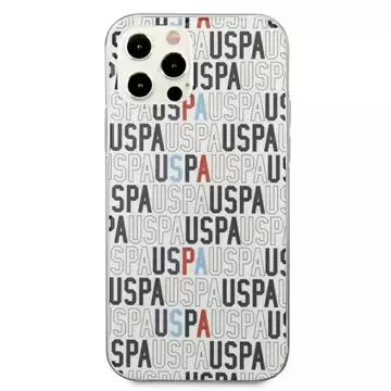 Чохол для телефону US Polo USHCP12LPCUSPA6 для Apple iPhone 12 Pro Max білий/білий Logo Mania Collection