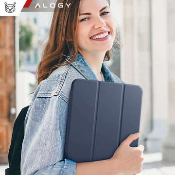 Чохол для Apple iPad 10 покоління. Чохол для планшета 10,9" 2022 Alogy Smart Case Pencil Holder Темно-синій