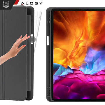 Чохол для Apple iPad 10.2 9 Gen 8/7 2021/2020/2019 Smart Pencil Case Alogy TPU Tablet Cover Black Glass