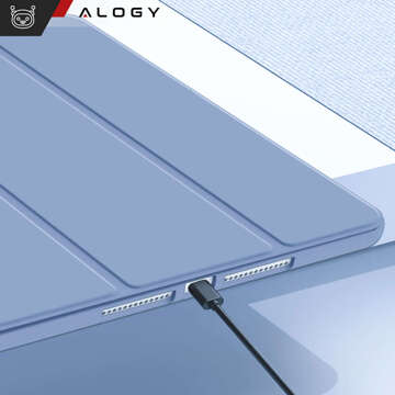 Чохол для Apple iPad 10.2 9 Gen 8/7 2021/2020/2019 Smart Pencil Case Alogy TPU Tablet Cover Blue Glass