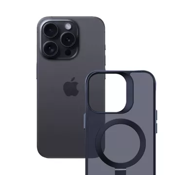 Чохол для Apple iPhone 15 Pro 3mk Smoke Case Mag