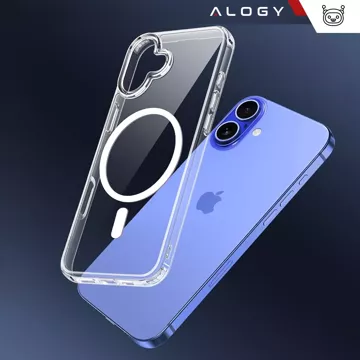 Чохол для Apple iPhone 16 Alogy Anti-Shock Hybrid Case for MagSafe Transparent