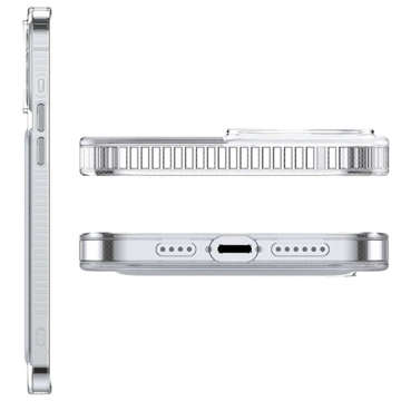 Чохол для IPhone 13 MagSafe Baseus Crystal Magnetic з підставкою.Прозорий