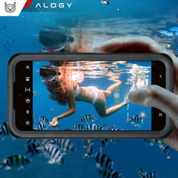 Чохол для Samsung Galaxy A35 5G Armored Waterproof IP68 360 Armor Case Built-in Glass Alogy Black