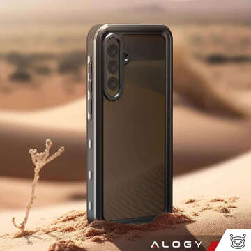 Чохол для Samsung Galaxy A35 5G Armored Waterproof IP68 360 Armor Case Built-in Glass Alogy Black