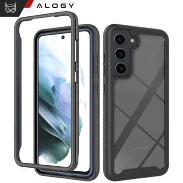 Чохол для Samsung Galaxy S23 FE броньована кришка гідрогелева плівка Case Defense 360 ​​​​Pro Alogy black