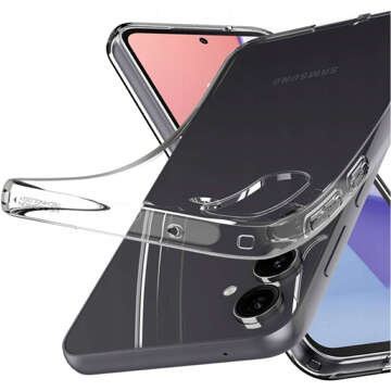 Чохол для Samsung Galaxy S23 FE Spigen Liquid Case, задня прозора, Crystal Clear Glass