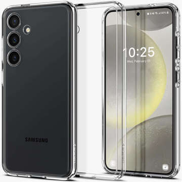 Чохол для Samsung Galaxy S24 Spigen Ultra Hybrid Case, прозора задня кришка, Crystal Clear Glass