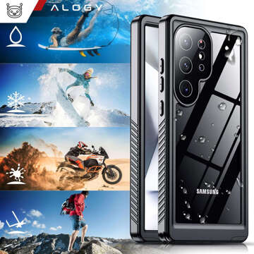 Чохол для Samsung Galaxy S24 Ultra Armored Waterproof IP68 360 Armor Case for Mag Safe Alogy чорний