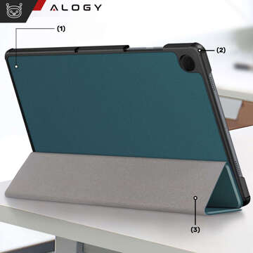 Чохол для Samsung Galaxy Tab A9 Plus 2023 11" X210/X215/X216 Tablet Cover Case Alogy Book Cover Green