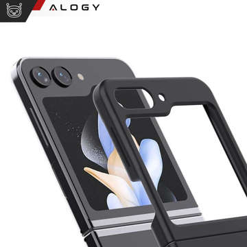 Чохол для Samsung Galaxy Z Flip 5 Case Thin Alogy Phone Case Protective Matte Black