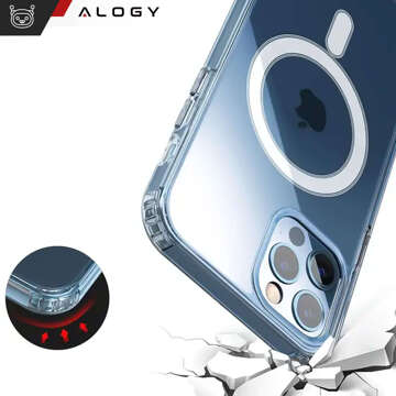 Чохол для iPhone 15 Pro Max MagSafe Hybrid Case Cover Shock Clear Alogy Transparent