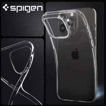 Чохол для iPhone 15 Pro Spigen Liquid Crystal Case, захисний чохол для телефону Crystal Clear