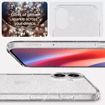 Чохол для iPhone 16 Spigen Liquid Crystal захисний чохол для телефону Glitter Crystal