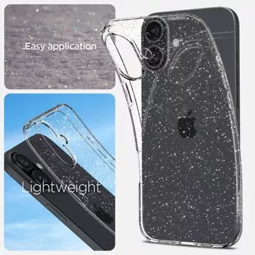 Чохол для iPhone 16 Spigen Liquid Crystal захисний чохол для телефону Glitter Crystal