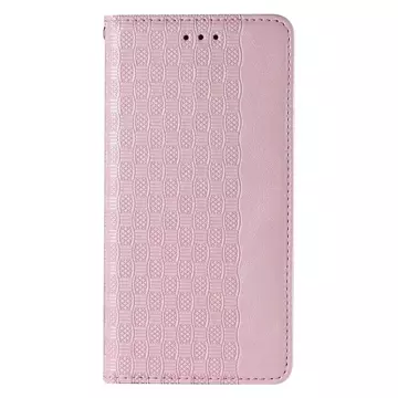 Чохол з магнітним ремінцем для Samsung Galaxy S22 Ultra Pouch Wallet mini Lanyard Pendant Pink