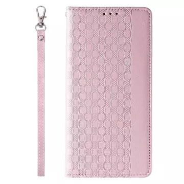 Чохол з магнітним ремінцем для iPhone 13 Pro Pouch Wallet Mini Lanyard Pendant Pink