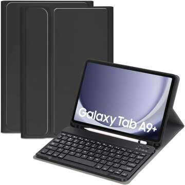 Чохол-клавіатура для Samsung Galaxy Tab A9 Plus 2023 11" (X210/X215/X216) Magnetic Bluetooth keyboard Alogy Black Glass