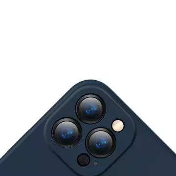 Чохол-накладка Baseus Liquid Gel Case Silicone Cover для iPhone 13 Pro Blue (ARYT000703)