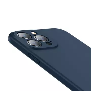 Чохол-накладка Baseus Liquid Gel Case Silicone Cover для iPhone 13 Pro Blue (ARYT000703)