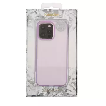 Чохол-накладка Kingxbar Plain Series для iPhone 13 Pro Max силіконова накладка фіолетова