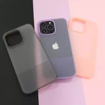 Чохол-накладка Kingxbar Plain Series для iPhone 13 silicone cover сірий