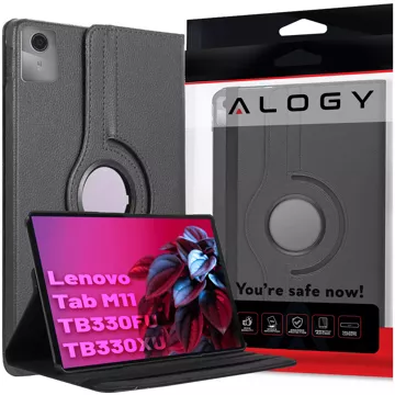 Чохол 360 для Lenovo Tab M11 10.95" TB330FU / TB330XU / TB331FC Поворотна кришка Tablet Flip Cover Case Alogy Black