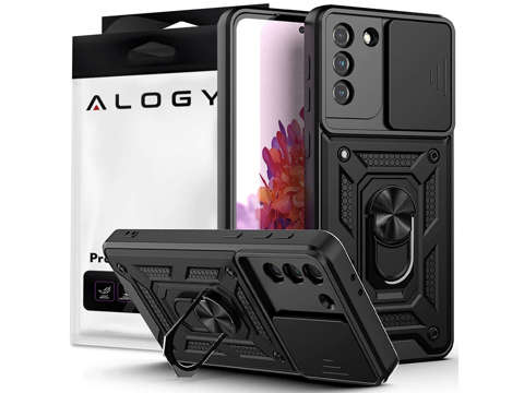 Чохол Alogy Camshield Stand Ring з кришкою камери для Samsung Galaxy S21