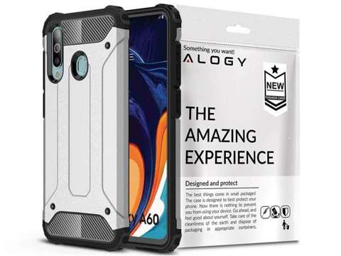 Чохол Alogy Hard Armor для Samsung Galaxy A60 / M40 сріблястий Alogy glass